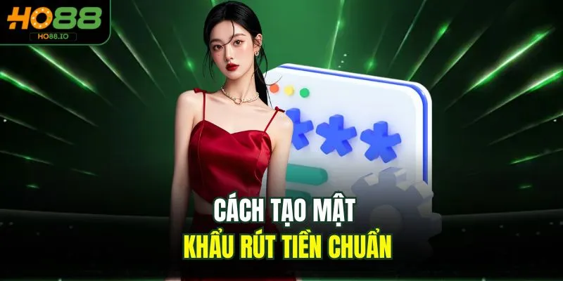 Cách tạo mật khẩu rút tiền chuẩn